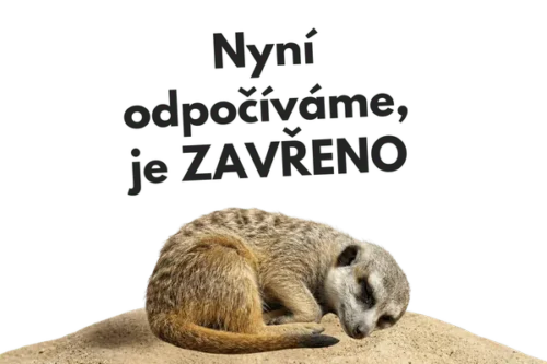 Právě máme zavřeno